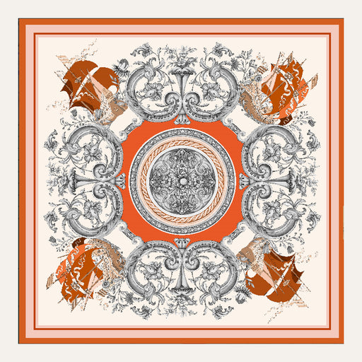 Carré en soie Lookeven Tessa — vue du foulard
