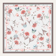 Carré en soie Lookeven Viviane — vue du foulard