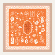 Carré en soie Lookeven Anna — vue du foulard
