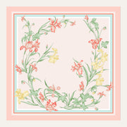 Carré en soie Lookeven Zoé — vue du foulard