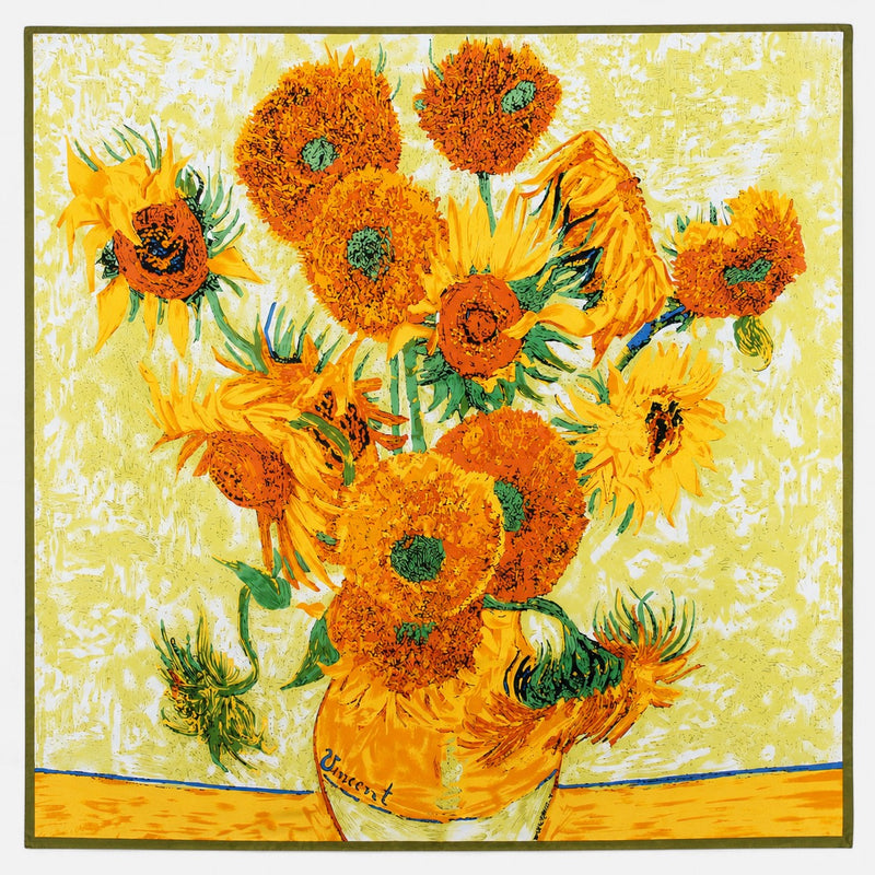 Carré en soie — 90 × 90 cm