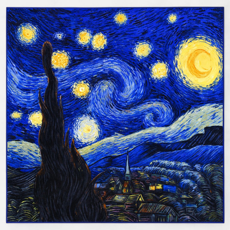 Carré en soie — 90 × 90 cm