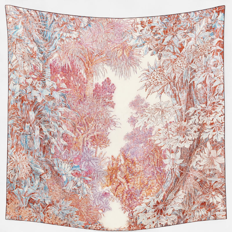 Carré en sergé de soie — 90 × 90 cm