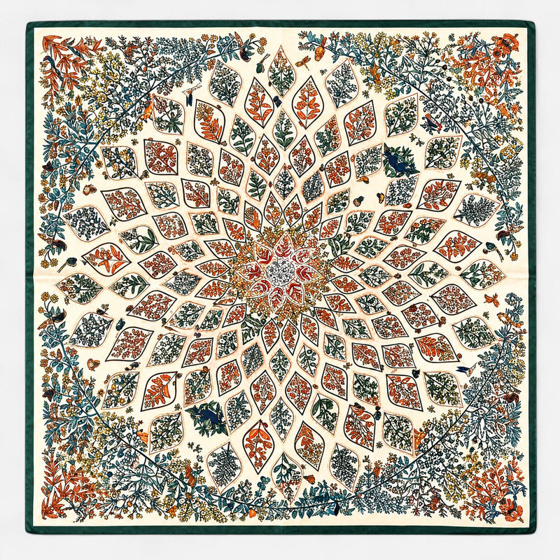 Carré en soie — 70 × 70 cm