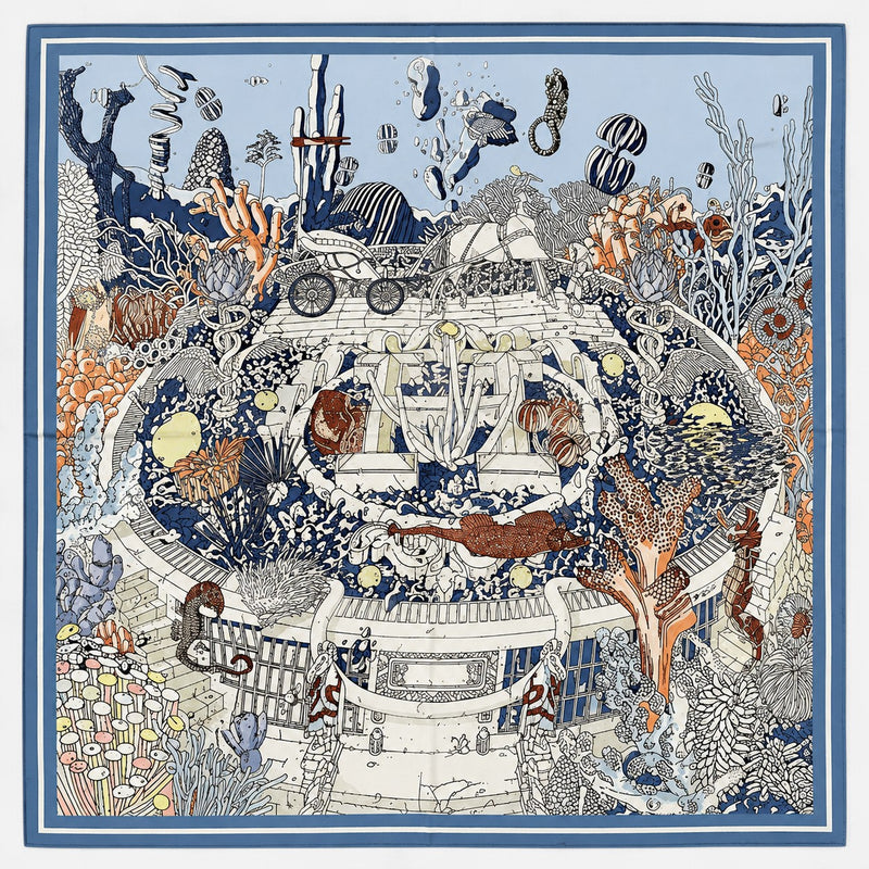 Carré en soie — 70 × 70 cm