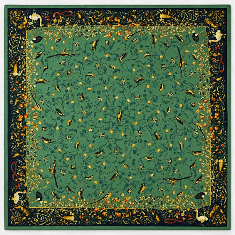 Carré en soie — 70 × 70 cm