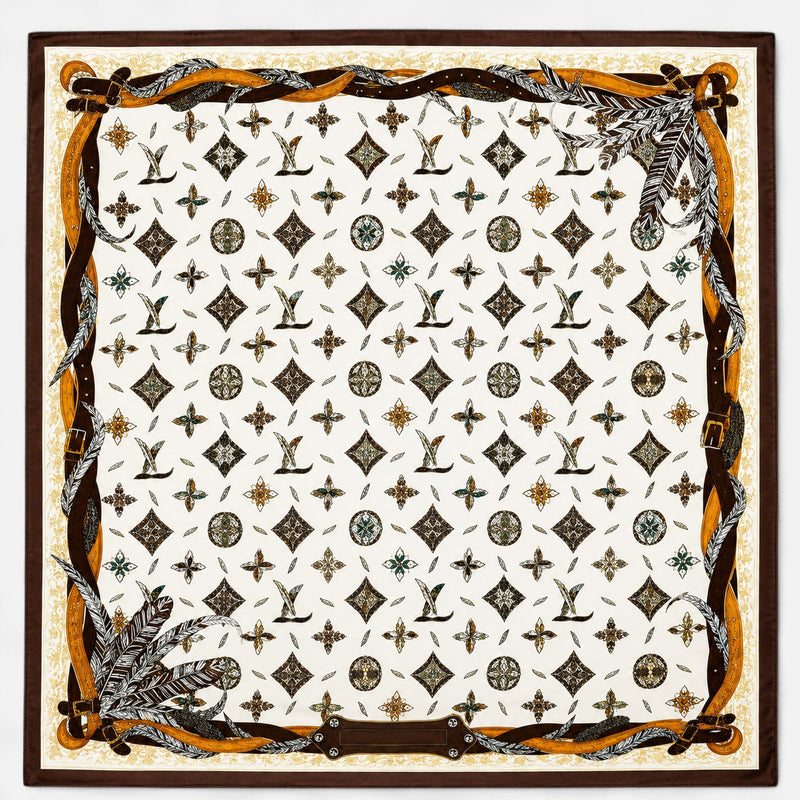 Carré en soie — 70 × 70 cm