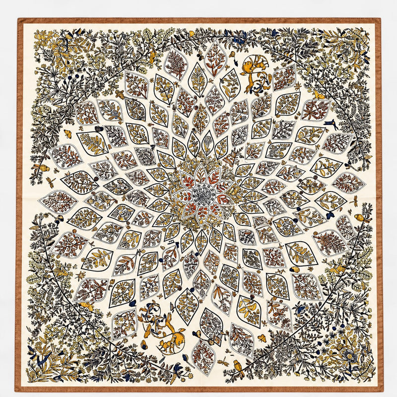 Carré en soie — 70 × 70 cm