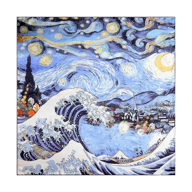 Carré en soie — 110 × 110 cm
