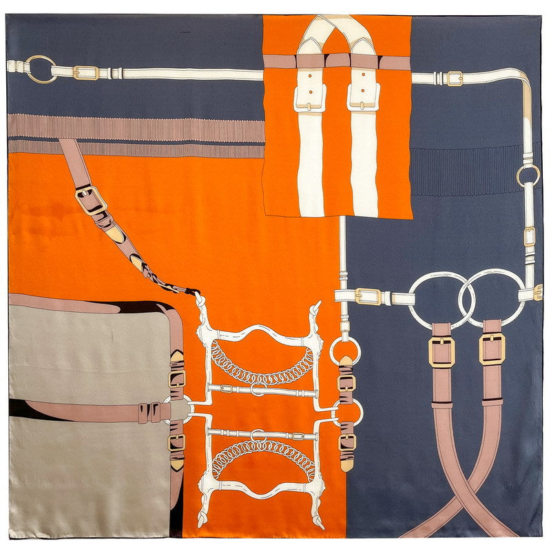 Carré en soie — 110 × 110 cm