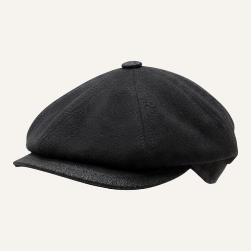 Casquette gavroche 18220 — Noir — vue 2 — PhotoRoom