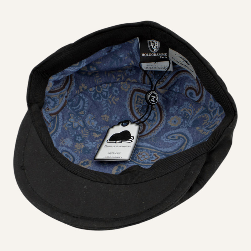 Casquette gavroche 28013 — Noir — vue 4 — PhotoRoom