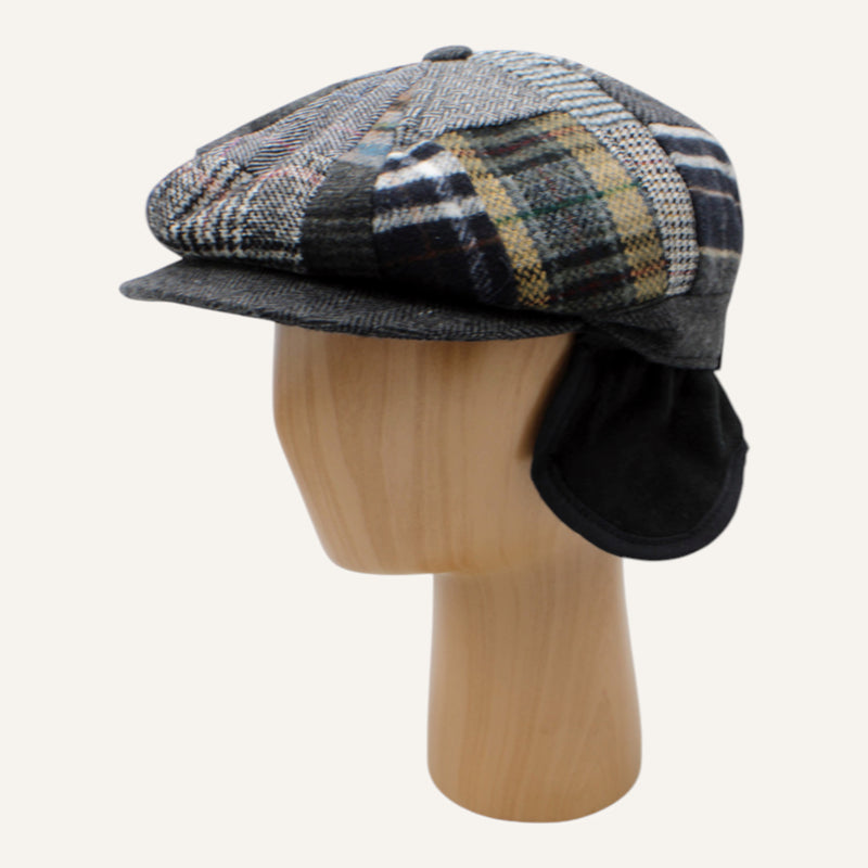 Casquette gavroche 49327 — Gris — vue 3 — PhotoRoom