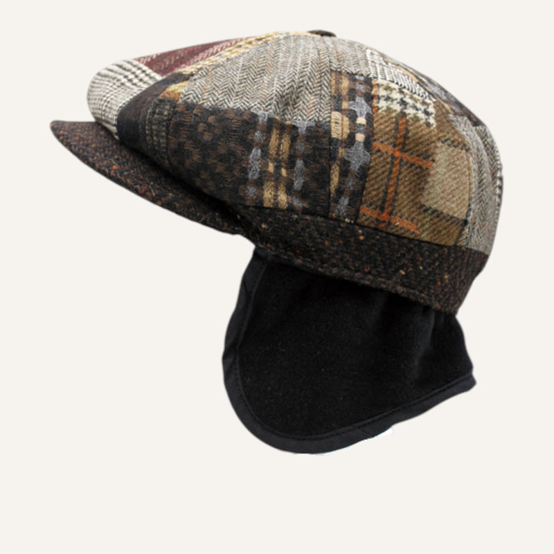 Casquette gavroche 49327 — Marron — vue 3 — PhotoRoom