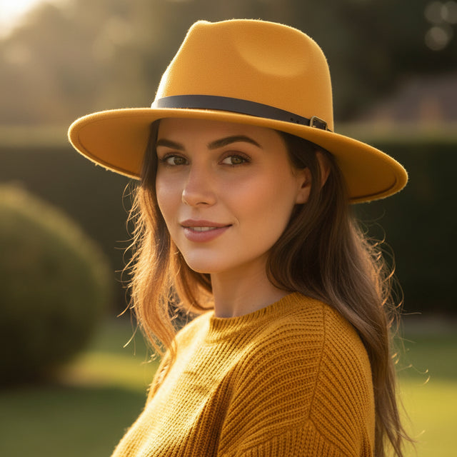 Chapeau Fedora classique en laine – fabrication italienne
