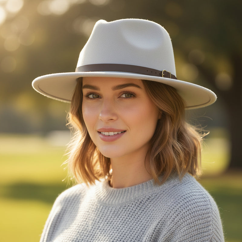 Chapeau Fedora classique en laine – fabrication italienne