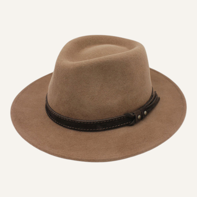 Fedora Lookeven Art 181054 en laine — Castor