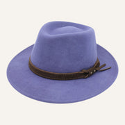 Fedora Lookeven Art 181054 en laine — Indigo — vue 1