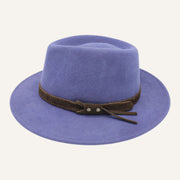 Fedora Lookeven Art 181054 en laine — Indigo — vue 3