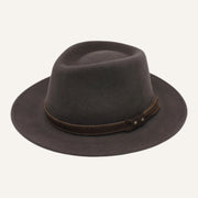 Fedora Lookeven Art 181054 en laine — Marron