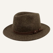 Fedora Lookeven Art 181054 en laine — Marron M Brown