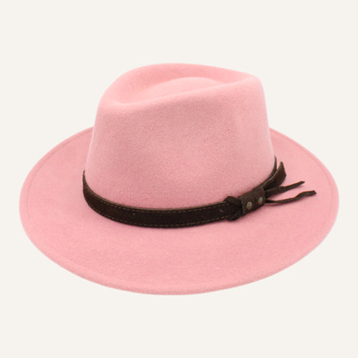 Fedora Lookeven Art 181054 en laine — Rose