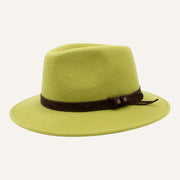 Fedora Lookeven Art 181054 en laine — Vert